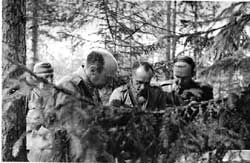 Generalleutnant Heinrichs und Generalmajor Talvela
